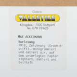 Ackermann, Max Berlin 1887 - 1975 Unterlengenhardt, Maler un… - photo 3