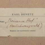 Demetz, Karl Trossingen 1909 - 1986 Apfelstetten. ''Bernauer… - photo 4