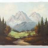 Maler des 20. Jh. ''Allgäuer Alpen'', Blick auf eine Talland… - photo 2