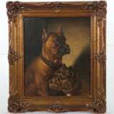 Maler des 20. Jh. ''Zwei Hunde'', Bildnis zweier verschieden… - Foto 2