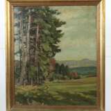 Maler des 20. Jh. ''Landschaft'', Blick auf eine hügelige Wi… - photo 2