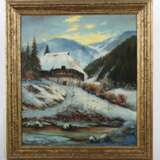 Müller, Hugo 1910 - 1994. ''Schwarzwaldhaus im Winter'', Dar… - Foto 2