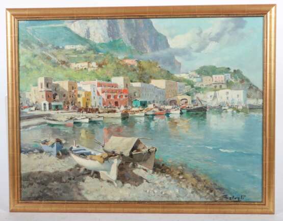 Salvati, Giuseppe 1900 - 1968, italienischer Maler. ''Capri'… - Foto 2