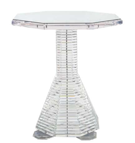 Bistro-Tisch mit zwei Dreh-Hockern Einzelanfertigung, Acrylg… - Foto 2