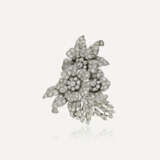 BROCHE FLORALE DIAMANTS - Foto 1