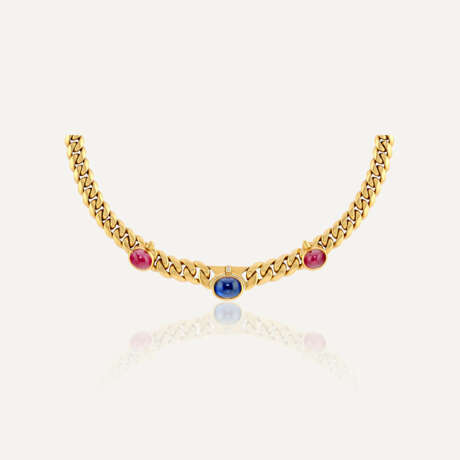 BULGARI COLLIER RUBIS, SAPHIR ET DIAMANT - photo 3