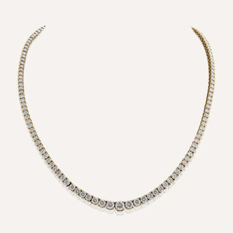 CARTIER COLLIER LIGNE EN CHUTE DIAMANTS - Foto 1