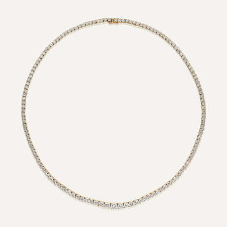 CARTIER COLLIER LIGNE EN CHUTE DIAMANTS - photo 2