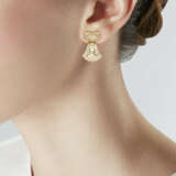 ENSEMBLE COLLIER ET PAIRE DE BOUCLES D'OREILLES DIAMANTS - Foto 9