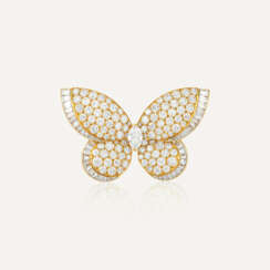 VAN CLEEF & ARPELS BROCHE 'PAPILLON' DIAMANTS