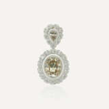 PENDENTIF DIAMANT DE 14.09 CARATS ET DIAMANTS - photo 1