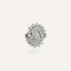 OSCAR HEYMAN & BROTHERS BAGUE DIAMANT DE 0.62 CARATS ET DIAMANTS