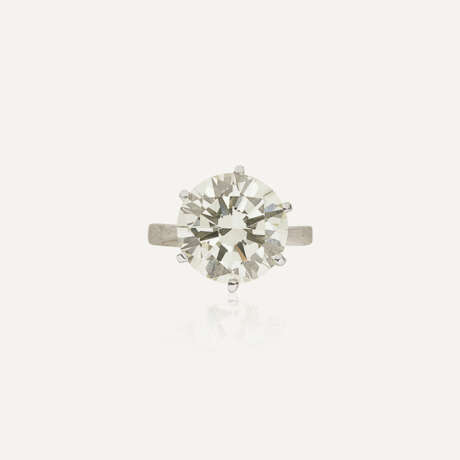 BAGUE SOLITAIRE DIAMANT DE COULEUR DE 8.37 CARATS - Foto 1