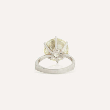 BAGUE SOLITAIRE DIAMANT DE COULEUR DE 8.37 CARATS - Foto 3