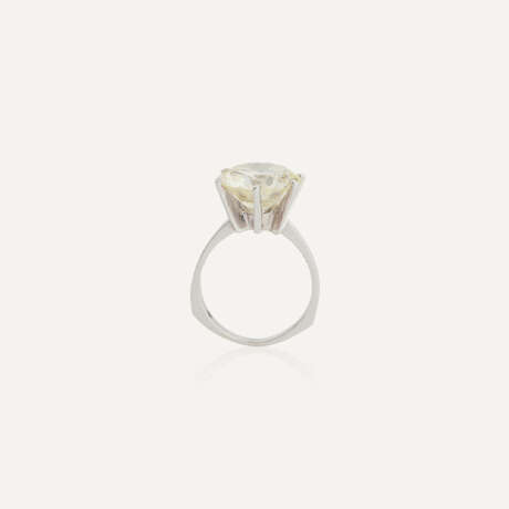 BAGUE SOLITAIRE DIAMANT DE COULEUR DE 8.37 CARATS - photo 4