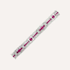 BRACELET RUBIS ET DIAMANTS