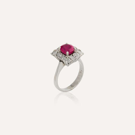 BAGUE RUBIS ET DIAMANTS - фото 2