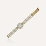 NO RESERVE - CARTIER MONTRE DE DAME 'TORTUE' PERLES DE CULTURE ET DIAMANTS - photo 2