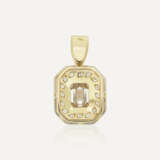 PENDENTIF DIAMANT DE 6.02 CARATS ET DIAMANTS - Foto 2