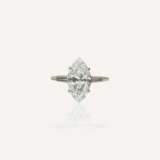 BOUCHERON BAGUE DIAMANT DE 3.96 CARATS ET DIAMANTS - фото 1