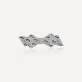 VAN CLEEF & ARPELS BROCHE 'NOEUD' SAPHIRS ET DIAMANTS - фото 1