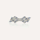 VAN CLEEF & ARPELS BROCHE 'NOEUD' SAPHIRS ET DIAMANTS - photo 2