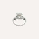 BAGUE DIAMANT DE 4.30 CARATS ET DIAMANTS - Foto 4