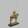 Бронзовая статуэтка «Рыцарь на коне» - Achat en un clic