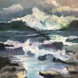 Storm oil on canvas 90 by 80 cm Peinture à l'huile картина для интерьера Marine Kazakhstan 2024 - photo 1
