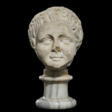 A ROMAN MARBLE HEAD OF A CHILD - Jetzt bei der Auktion