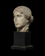 Marble. A ROMAN MARBLE HEAD OF VENUS
