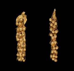 TWO ACHAEMENID GOLD DIADEM SECTIONS