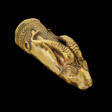 AN ACHAEMENID GOLD GAZELLE-HEADED TERMINAL - Prix ​​des enchères