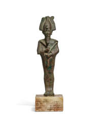 AN EGYPTIAN BRONZE OSIRIS