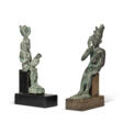 TWO EGYPTIAN BRONZE FIGURES OF HARPOCRATES AND ISIS WITH HORUS - Auktionspreise