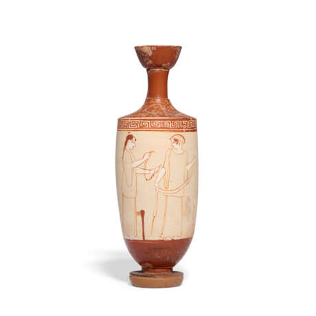 AN ATTIC OUTLINE WHITE-GROUND LEKYTHOS - Foto 1