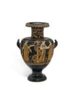 Pottery. A CAMPANIAN RED-FIGURED HYDRIA