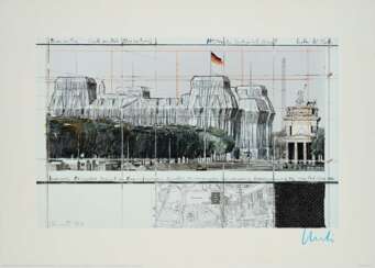 Christo. Wrapped Reichstag, Project for Berlin