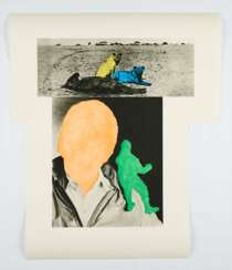 John Baldessari. Hand and Chin (With Entwined Hands)