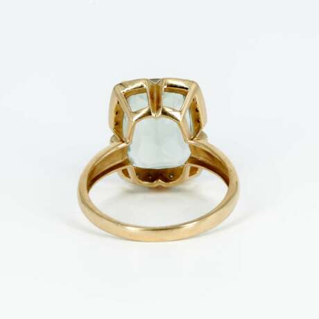 Prasiolite-Diamond-Set: Ring, Ear RIngs and Pendant - photo 11