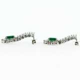 Emerald Diamonds Ear Pendants - photo 3