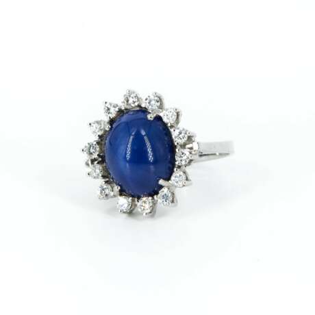 Star-Sapphire-Diamond-Ring - photo 1