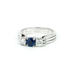 Sapphire-Diamond-Ring