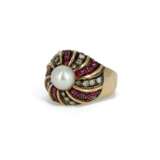 Pearl-Gemstone-Diamond-Set: Bracelet, Ring and Earrings - photo 9