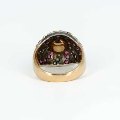 Pearl-Gemstone-Diamond-Set: Bracelet, Ring and Earrings - фото 11