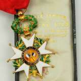 Frankreich: Orden der Ehrenlegion, 9. Modell (1870-1951), Offizierskreuz, im Etui. - Foto 2