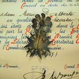 Frankreich: Orden des Lothringer-Kreuzes, Ritterdekoration, mit Urkunde. - фото 3