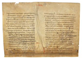 A fragment from an early Bible
