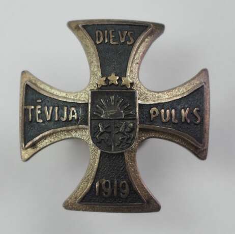 Lettland: Abzeichen des 1. Kavallerie-Regiment Miniatur.
- фото 1