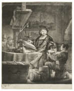 Pointe sèche. REMBRANDT HARMENSZ. VAN RIJN (1606-1669)